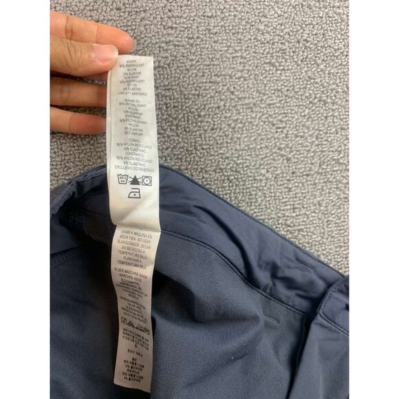 Patagonia Women 10 Gray Point Peak Trail Pants Hiking Nylon Blend Zip Pocket - Picture 8 of 13